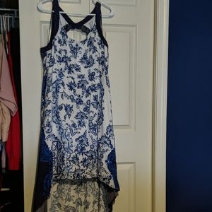 High-low summer dress